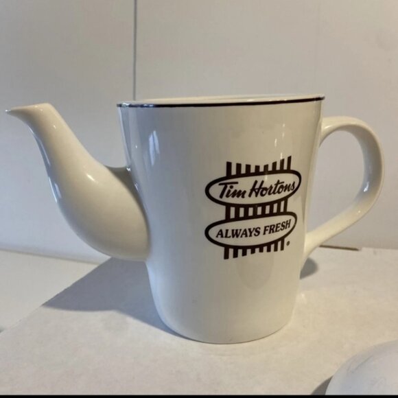 Totally Canadian! Tim Hortons Always Fresh 2 Cup Tea Pot - Picture 5 of 13